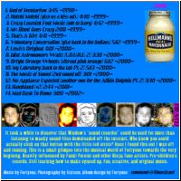 liner notes